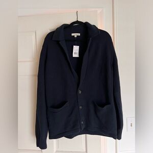 L Hawker Rye Sweater Cardigan (Navy) *UNWORN*